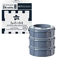 Tommee Tippee 85103513 - Recambios Para Contenedor Para Pañales Avanzado Twist and Click- Película GREENFILM…